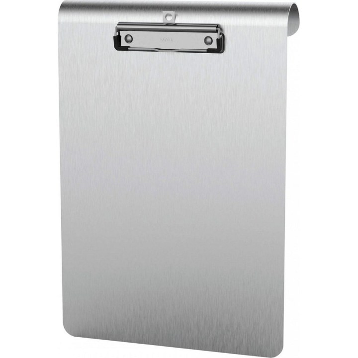 MAUL MAULmedic tavoletta A4, alta, pinza in acciaio inox, argento