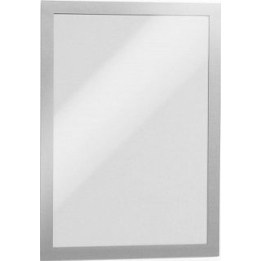 Duraframe A4 magnetic frames, bulk pack of 10, silver