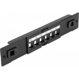 10" Keystone Patchpanel 6 Port werkzeugfrei
