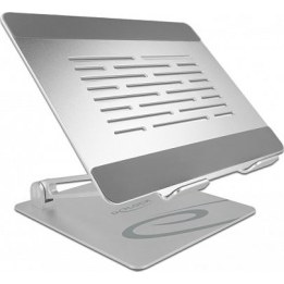 Supporto regolabile in alluminio per tablet e notebook