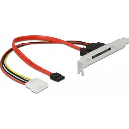 Placa de encaixe com 1 conector SATA de 22 pinos externo