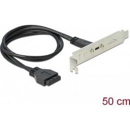 Placa de encaixe USB de 5 Gbps com 1 porta USB Type-C™