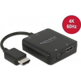 Extractor de audio HDMI 4K 60 Hz compacto