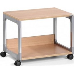 System Multi Trolley 48 metallic silber / buche