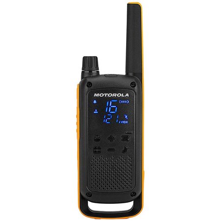 Motorola Talkabout T82 Extreme Quad Pack two-way radio 16 channels Black, Orange