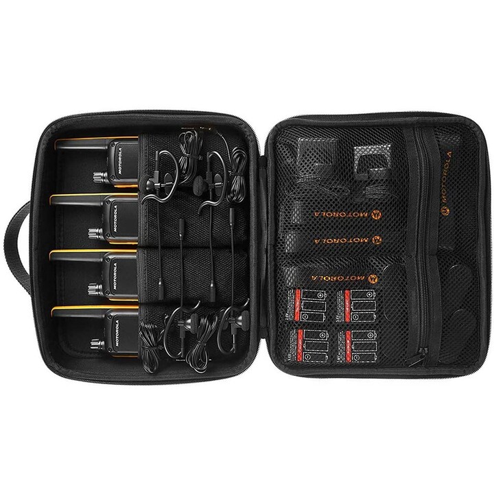 Motorola Talkabout T82 Extreme Quad Pack radio bidirezionale 16 canali Nero, Arancione