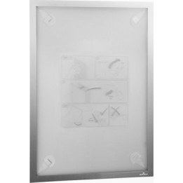 DURAFRAME WALLPAPER A4 Information Frame, silver