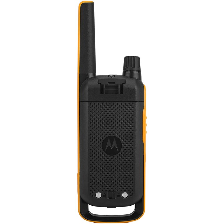 Rádio bidirecional Motorola Talkabout T82 Extreme Quad Pack 16 canais preto, laranja