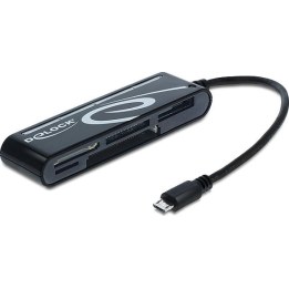 DELOCK 91732 Micro-USB-OTG-Kartenleser schwarz