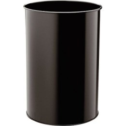 DURABLE 330301 Papierkorb aus Metall rund 30 L schwarz