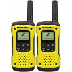 Rádio bidirecional Motorola TLKR T92 H2O 8 canais preto, amarelo