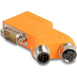 Connettore maschio e femmina D-Sub a 9 pin verso connettore maschio e femmina M12 con codifica A, distributore CAN Bus a 5 pin, 