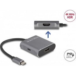 Divisor USB Type-C™ (Modo Alternativo DP) para 2 x HDMI MST com USB Type-C™ PD