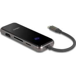 USB Type-C™ Dockingstation 4K - HDMI / USB Hub / SD - Micro SD Slot / PD 3.0 85 W Oberfläche aus gehärtetem Glas