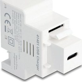 Keystone-Modul mit USB-Type-C™-Ladebuchse, PD 20 W, weiß