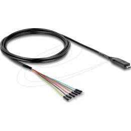 Convertitore da USB 2.0 Type-C™ a interfaccia UART TTL (3,3 V) con 6 connettori a pin TX/RX/CTS/RTS e tensione di uscita di 3,3 