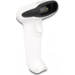 1D- und 2D-Barcode-Scanner für 2,4 GHz, Bluetooth oder USB – weiß