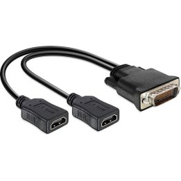 Adaptador DMS-59 con conector macho - 2 tomas HDMI, 20 cm