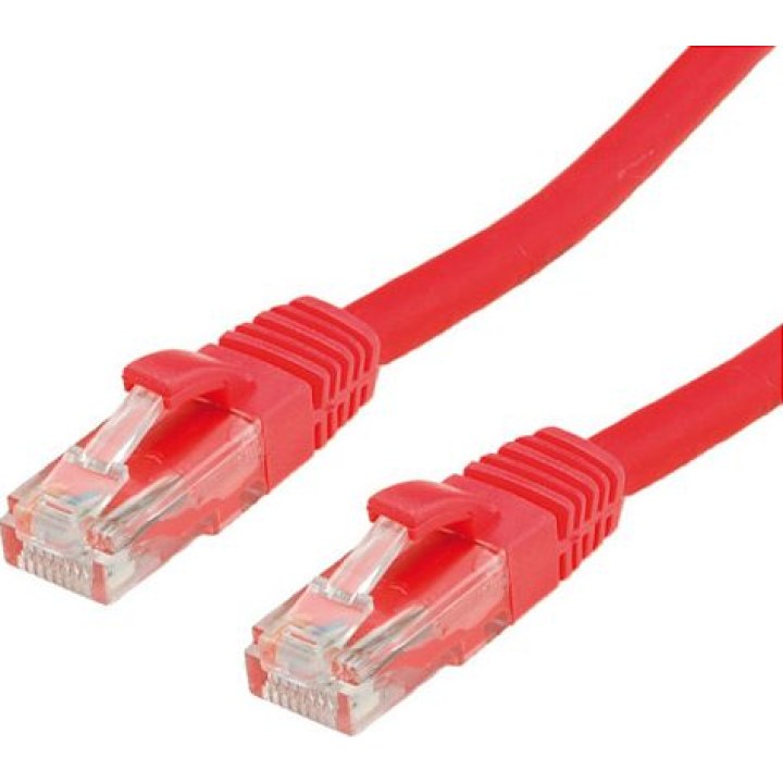 VALUE Cat.6A (Class EA) UTP patch cable, red, 15 m