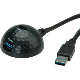 VALUE USB 3.2 Gen 1 docking cable, dome, black, 1.5 m
