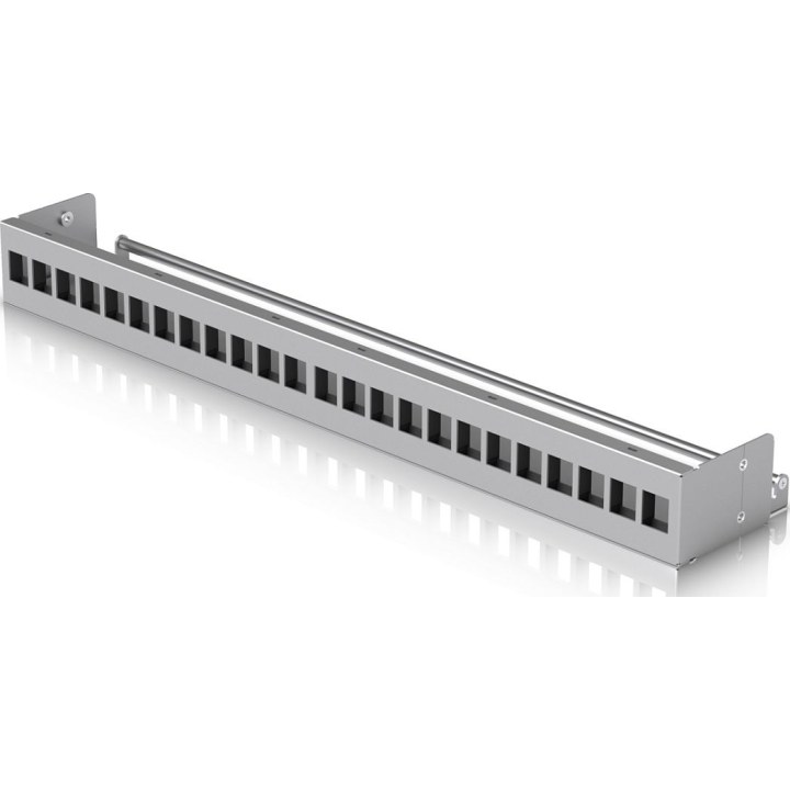 Ubiquiti UACC-Rack-Panel-Patch-Blank-24 24-Port Blank Keystone Patch Panel Gray