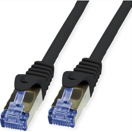 VALUE Outdoor Patch Cable Cat.6A (Class EA) S/FTP (PiMF), solid wire, LSOH, black, 30 m