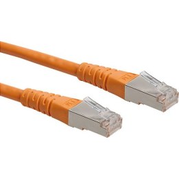 Cable de conexión ROLINE Cat. 6 Clase E S/FTP PiMF naranja, 20 m