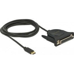Adapter USB Typ C™ 2.0 Stecker – 1 x Parallel-DB25-Buchse