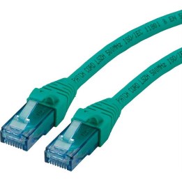 ROLINE Cat.6A UTP patch cable, component-grade, LSOH, green, 15 m