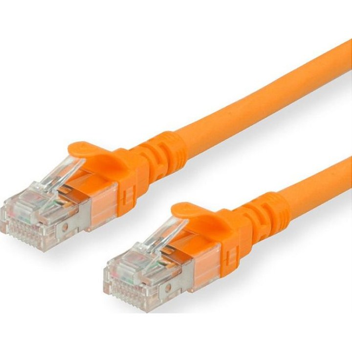 ROLINE Cat.6A UTP patch cable, component-grade, LSOH, orange, 7.5 m