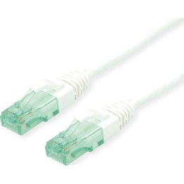 ROLINE RM Patchkabel Cat.6A UTP, wei, 20 m
