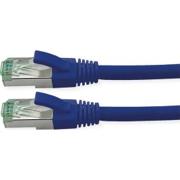 ROLINE RM Patchkabel Cat.6A S/FTP (PiMF), blau, 7 m