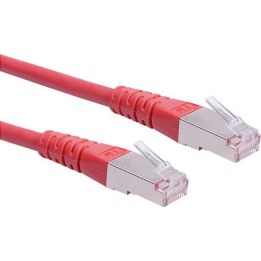 ROLINE Cat 6 Class E S/FTP PiMF patch cable, red, 15m