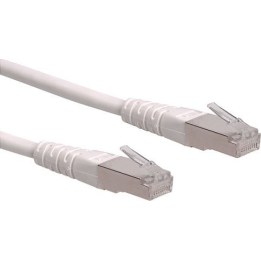 Cable de conexión ROLINE Cat. 6 Clase E S/FTP PiMF blanco, 5 m