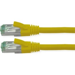 ROLINE RM Cat.6A S/FTP (PiMF) patch cable, yellow, 10 m
