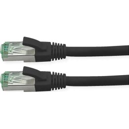 ROLINE RM Patchkabel Cat.6A S/FTP (PiMF), schwarz, 10 m