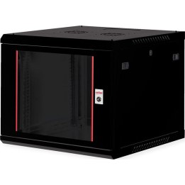 Caixa de parede ROLINE de 19 polegadas Basic Plus 9HE, 600 x 600 (L x P), preta