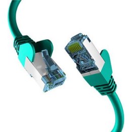 EFB RJ45 patch cable with Cat7 bare cable, 15.00 m, green