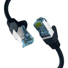 EFB RJ45 patch cable with Cat7 bare cable, 50.00 m, black