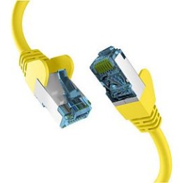 EFB RJ45 patch cable with Cat7 bare cable, 30.00 m, yellow