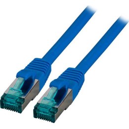 Cable de conexión EFB RJ45 S/FTP Cat. 6A LSZH de 25,00 m, azul