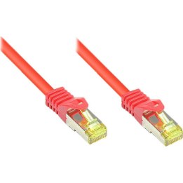 Good Connections patch cable with Cat.7 bare cable, red, 20m