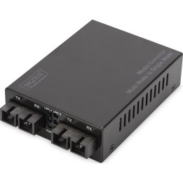 Convertitore DIGITUS Fast Ethernet multi-/single-mode Media Sc/Sc