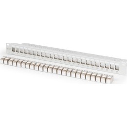DIGITUS Patchpanel 1HE 24xCat6A Keystone Module geschirmt gr