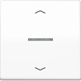 Jung BTAS17101PWW JUNG HOME single-gang push-button switch with arrow symbols