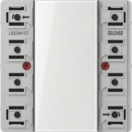 Jung LS 52941 ST KNX Push-Button Sensor Module, Universal, 4-gang, F50, LS Series