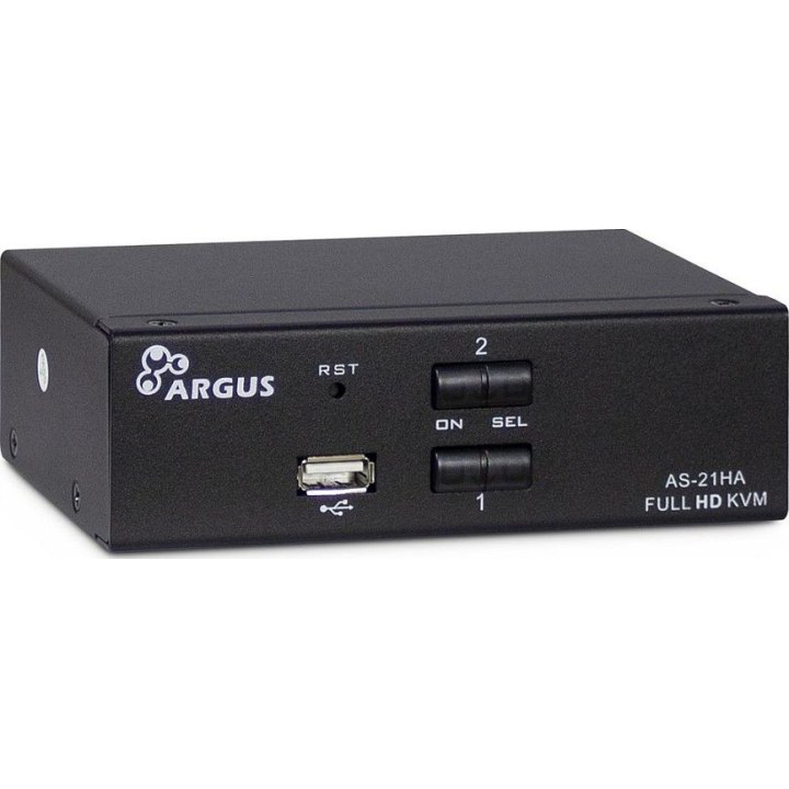 Conmutador KVM AS-21HA HDMI de Inter-Tech