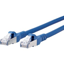 METZ CONNECT Patchkabel S/FTP Cat.6A blau 5,0m