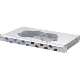 METZ CONNECT OpDAT fix2 splice patch panel, 6xLC-D, OS2
