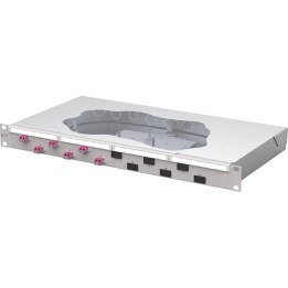 METZ CONNECT Patchfeld OpDAT fix2 splice 6xLC-D OM4